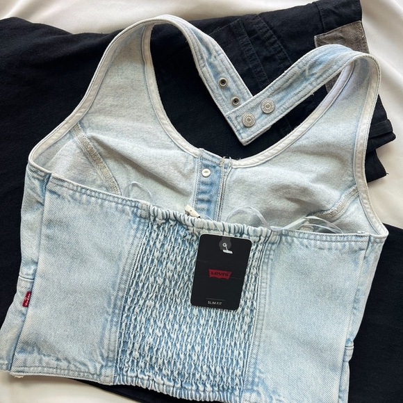 NWT Levi’s JANEESAH HALTER TOP - Picture 5 of 5
